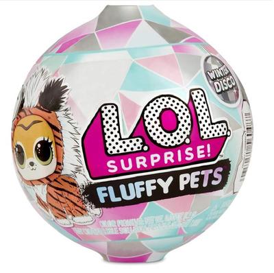L.O.L. Surprise! Zimná disco séria Fluffy Pets s odnímateľnou kožušinou