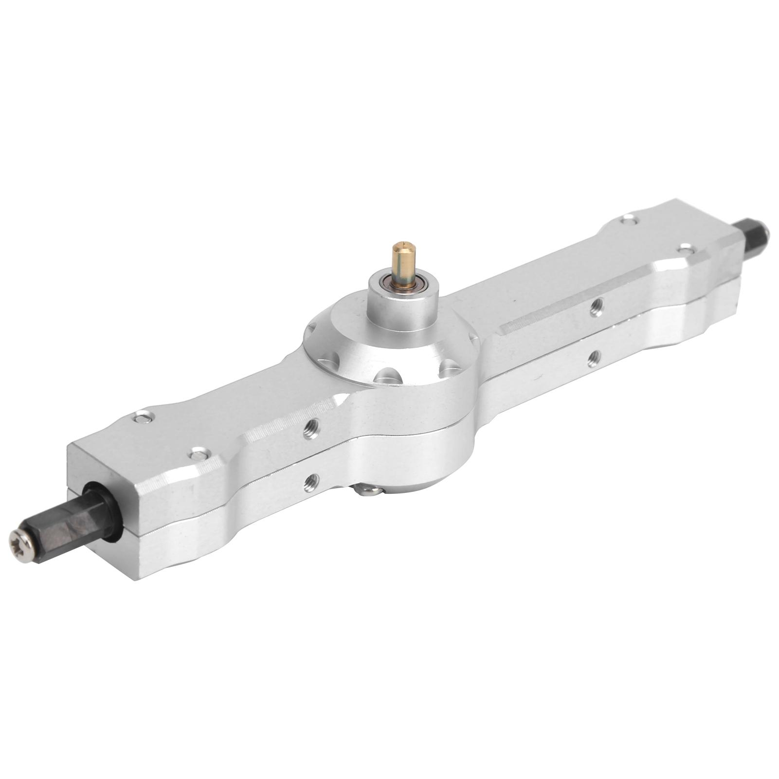 

127MM Алюмінієвий сплав Задній міст в зборі Аксесуар для WPL D12 110 RC Вантажівка ЧастинаСрібний B