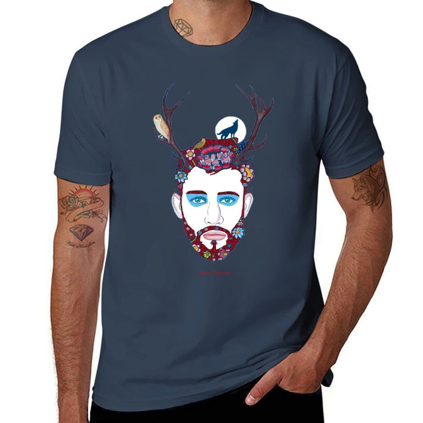 Cernunnos Wild God of the Forest TShirt Soft Cotton Print TShirt S