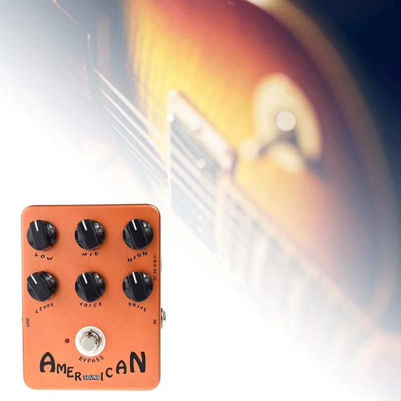 Guitar Simulates Distortion Sound Box Effect Pedal with Modern Tone Flexibility for Enhancing Performances & Play Styles