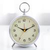 Desk Clock Classical Loud Alarm Clock with Snooze and Night Light for Hard of Hearing Metal Clock