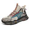 2026 large size mesh shoes men's summer breathable thin mesh sports leisure running fly knitting sports shoes dad shoes