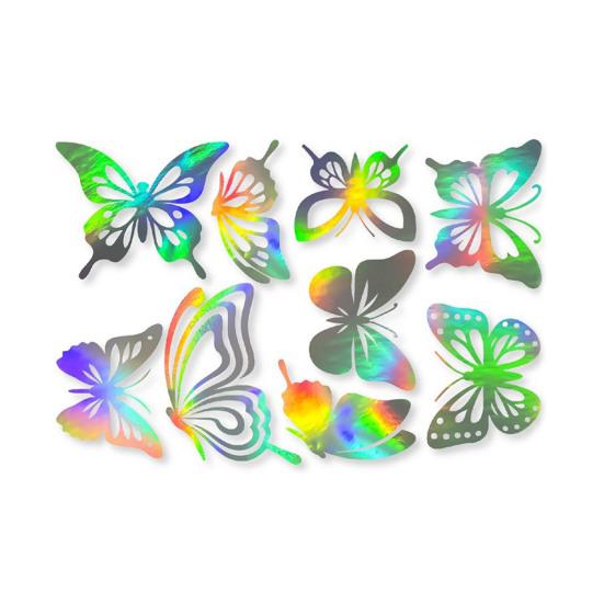 Static Glass Sticker Sun Protection UV Blocking Privacy Film with Colorful Rainbow Light Effect Glue-Free Electrostatic Reusable Window Cover E