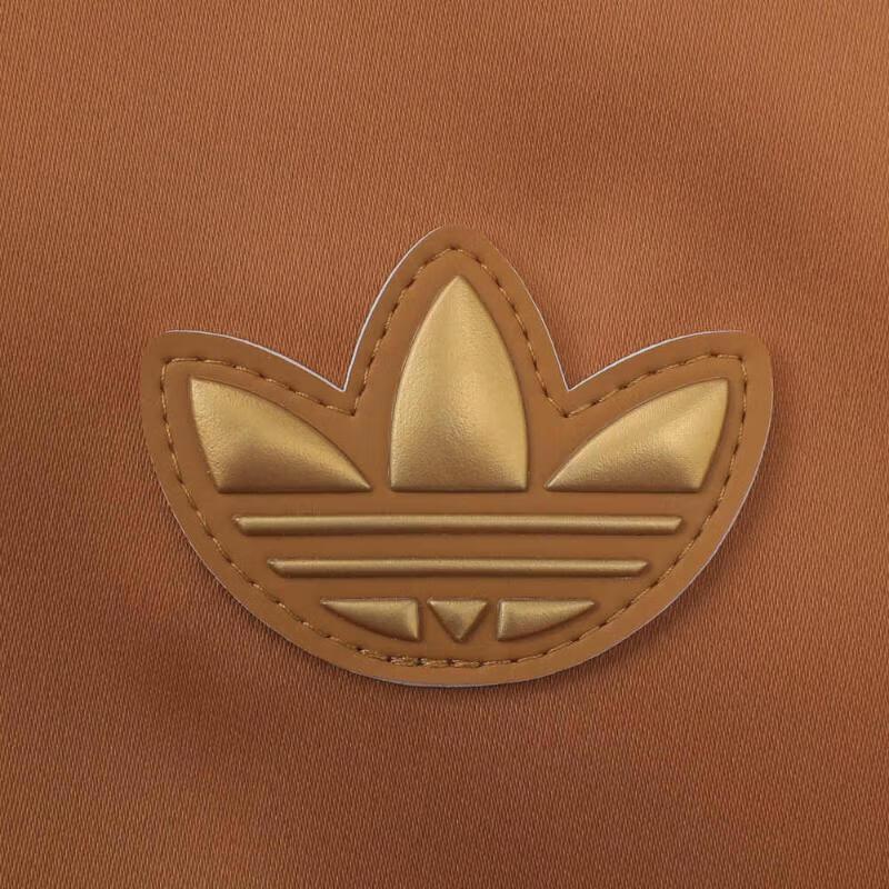 adidas Kurtka Originals Ctt Jk Styl Chiński Moda Paski Długi Rękaw Kurtki Dziecięce Brązowa JM9182