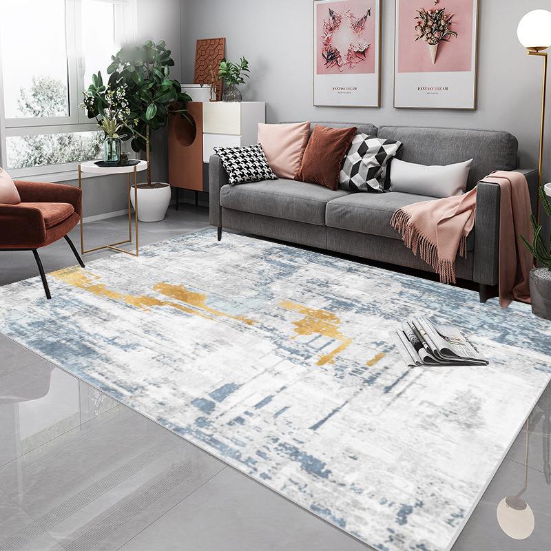 

Modern Light Luxury Living Room Decoration Large Area Carpet Lounge Rug Abstract Rugs for Bedroom Non-slip Washable Floor Mat 80*120cm