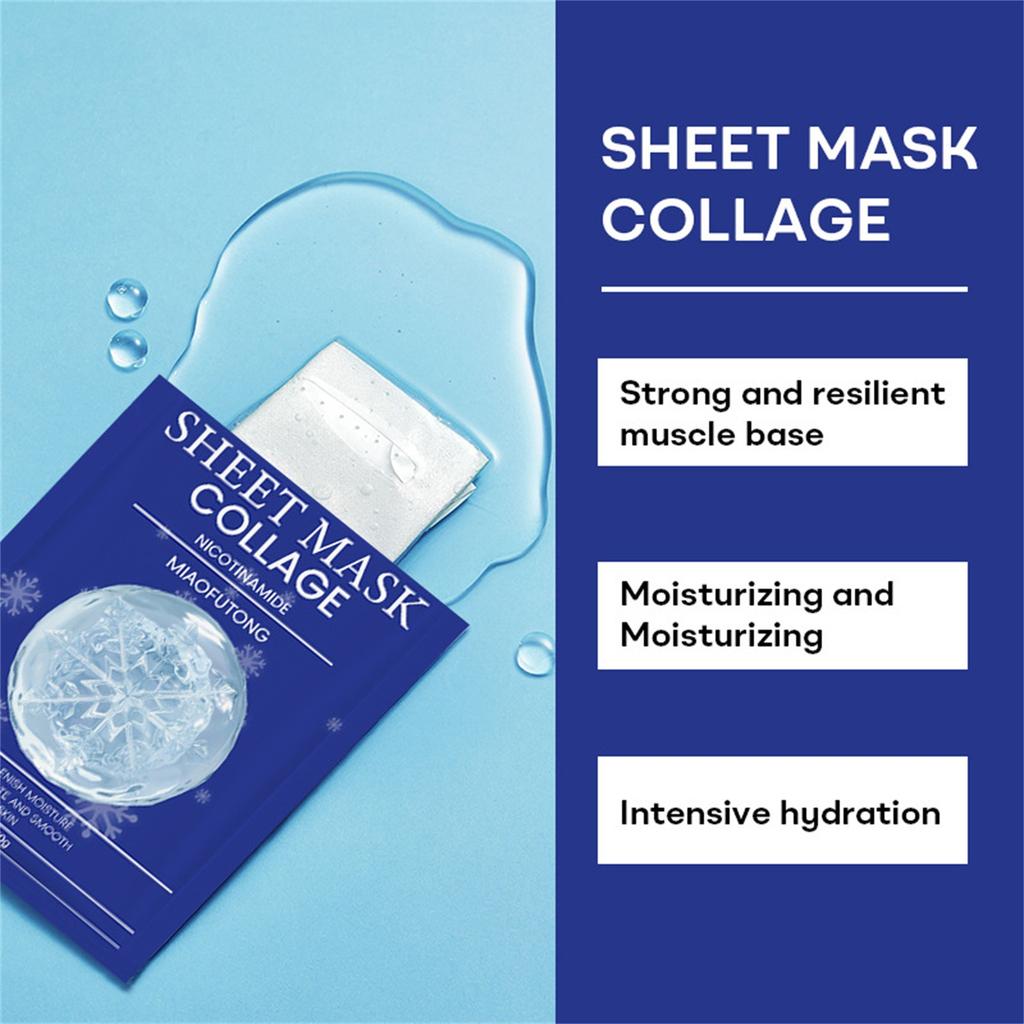Nicotinamide Deep Moisturizing Mask, Night Moisturizing Mask, Lock Moisture And Moisturize The Skin 10pc /10ml