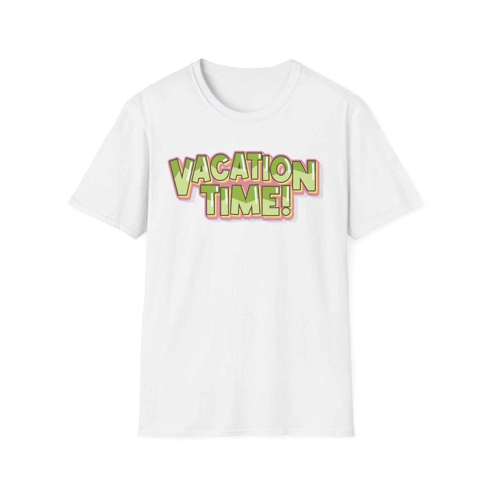 Vacation Time! Unisex Softstyle T-Shirt - Summer Vibes, Travel Shirt, [...] M