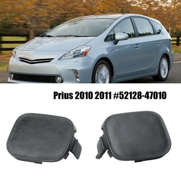 Black ABS Front Bumper Right Side Hole Cover for Car - 1 Piece