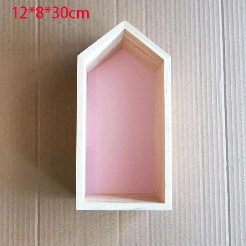 Wooden Creative Storage Rack Children'S Room Bedroom Wall Decoration Storage Rack Wall Shelf For Home Office Decorative Storage