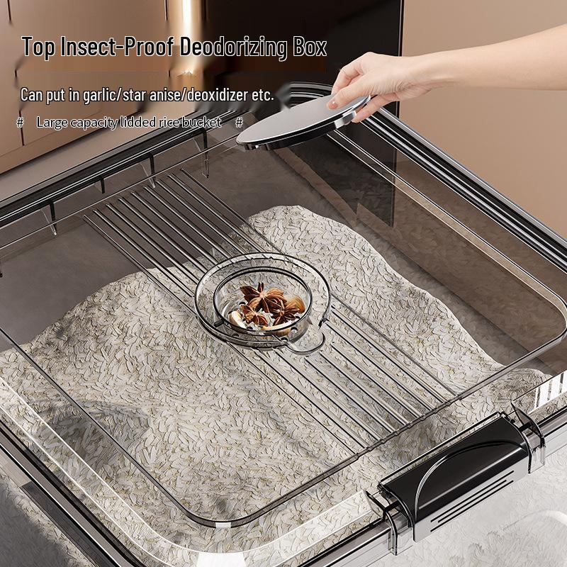 Pest-Proof Moisture-Proof Rice Flour Storage Jar | Food-Grade Large Capacity Container