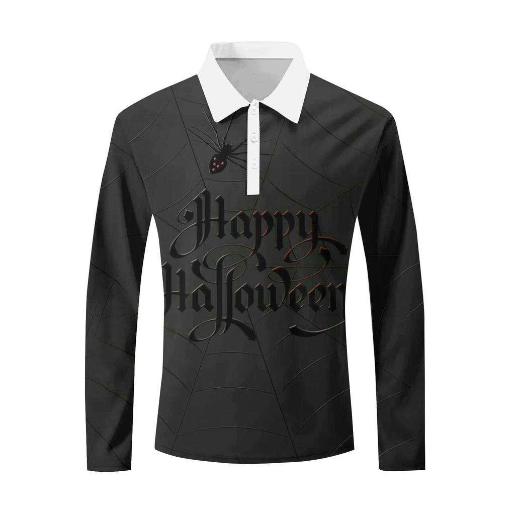 Herrenhemd mit langen Ärmeln und Knopfleiste, modisches, lässiges Oberteil