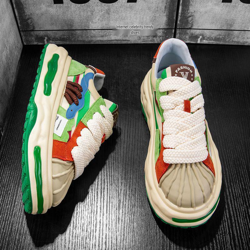 Height-Boosting Summer Platform Sneakers - Trendy, Durable, Low-Top Casual Sports Shoes