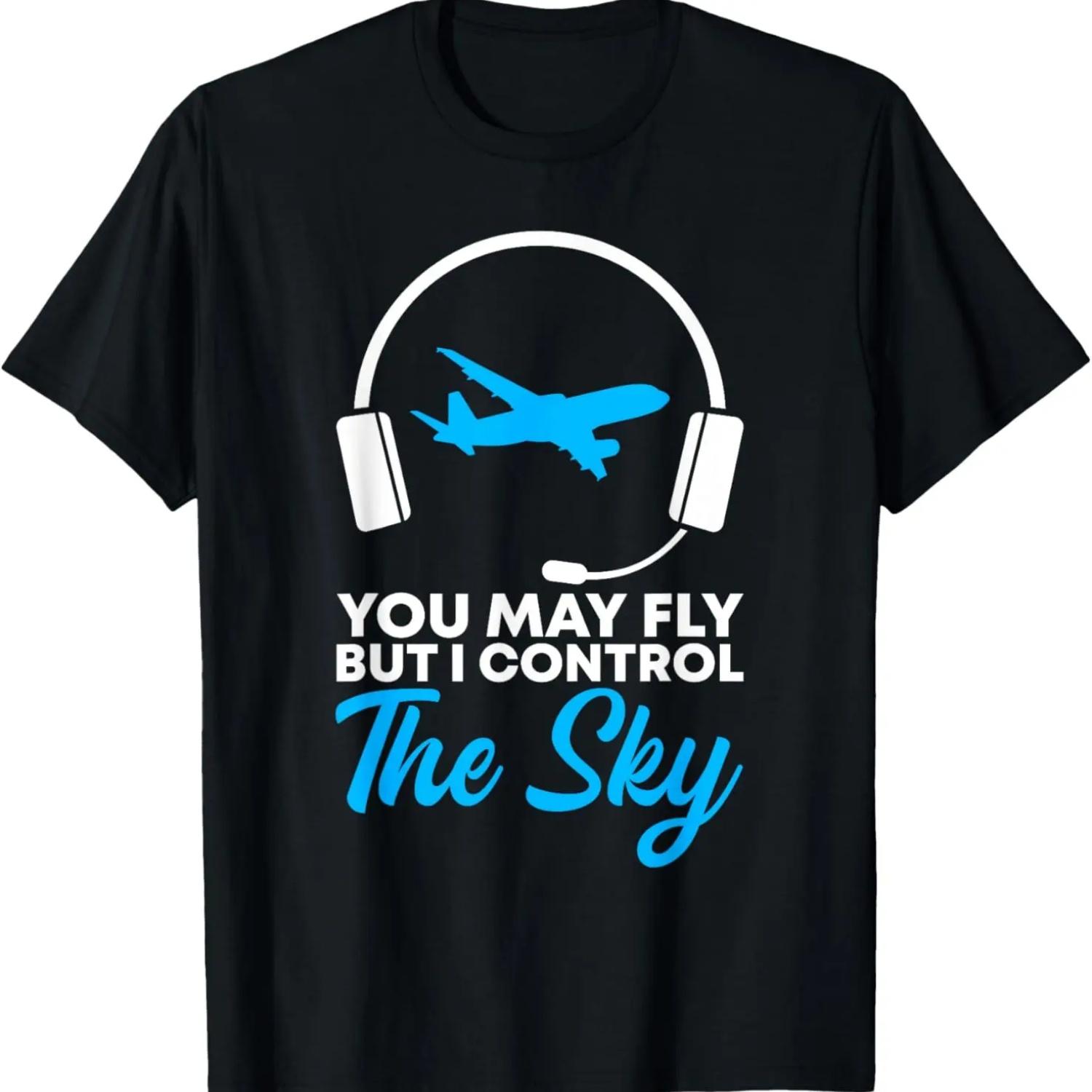 Control The Sky Air Traffic Control Air Traffic Controller T-Shirt S чёрный