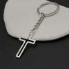 Hot Selling Simple Cross Keychain Pendant