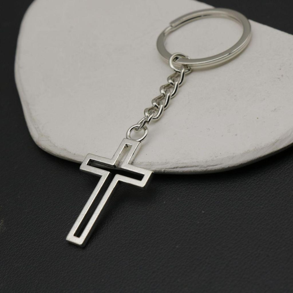 Hot Selling Simple Cross Keychain Pendant