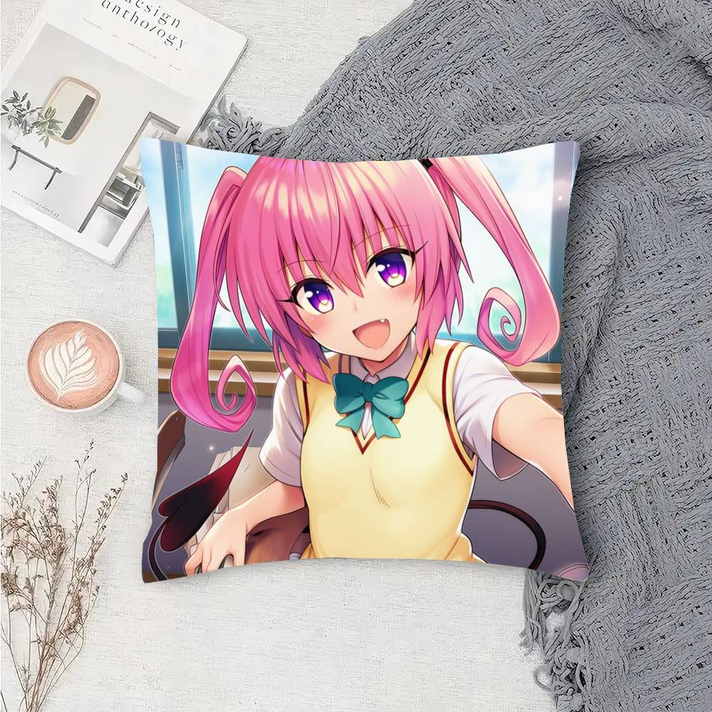 To LOVE-Ru Anime Pillow Case Sofa Cushion Cover Room Home Decoration