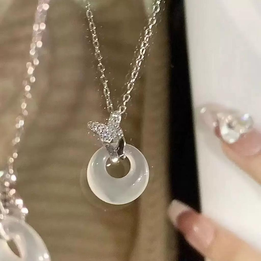 Natal Year Zodiac Snake Wrap Necklace Women's 2025 New Delicate Clavicle Chain