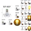 Ceramic Convertible Lamp Base With Extended Waterproof Head For Ceiling Mounting