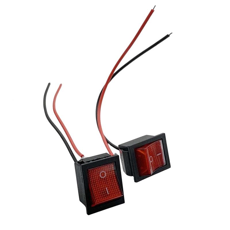KCD4 Rocker Switch for Agricultural Machinery Sprayer - Two-Pin CCC Certified.