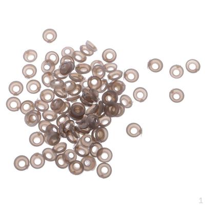 100 stück 11mm Kunststoff Sicherheits Augen Nase Scheiben für Teddybär Puppe Tier Spielzeug DIY Machen