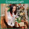 Green Christmas Theme Pattern Paper Gift Box For Party Atmosphere And Gift Present