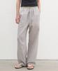 POSZER Mix Stripe Elastic Pants (Light Gray)