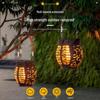 Outdoor Solar Flame Hanging Lamp: Rainproof Balcony, Terrace & Garden Decor