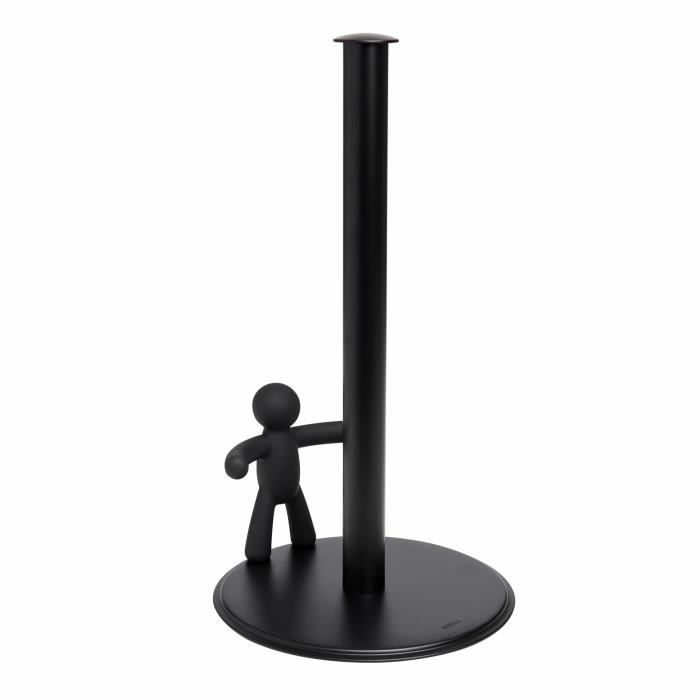 Porte-serviettes - Umbra - Buddy - Noir - 19x18x34 Cm - Pratique Et Amusant