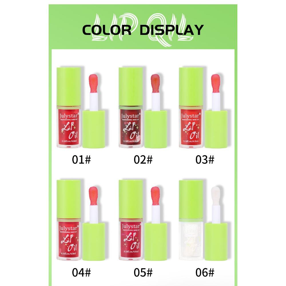 Trwały nawilżający transparentny nawilżający olejek do ust nawilżający łatwy w kolorowaniu Dudu Lip Fruit Mirror błyszczyk do ust