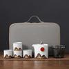 Wushiyuan Distant Mountain Ceramic Travel Tea Set