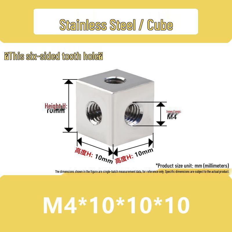 Aluminum Alloy Hex Nut Acrylic Connector Cap