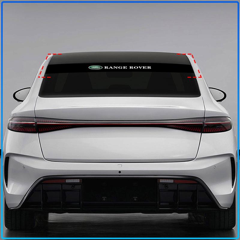 Car Front Windshield Stickers Front and Rear Decorative Emblem For Land Rover Freelander 2 L2 L319 L462 LF Range Sport Evoque L322 Discovery 2 3 4 5