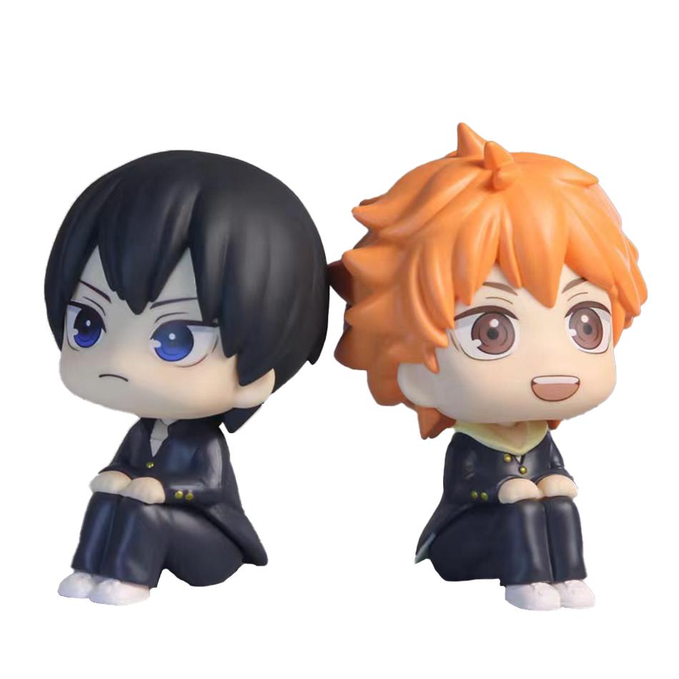 Anime Figures Haikyuu !! Shoyo Hinata Action Figures PVC Tobio Kageyama Toys for Children Collector Haikyu Model Birthday Gifts