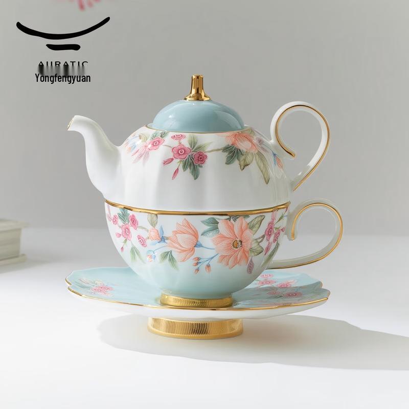 Yongfengyuan Celadon Age 4-Piece Ceramic Tea Set