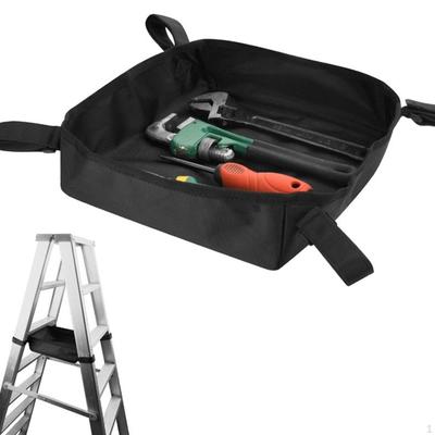 Black Ladder Organizer Bag, Tool Pouch,Hanging Bag,Supplies,Holder Portable Bag for