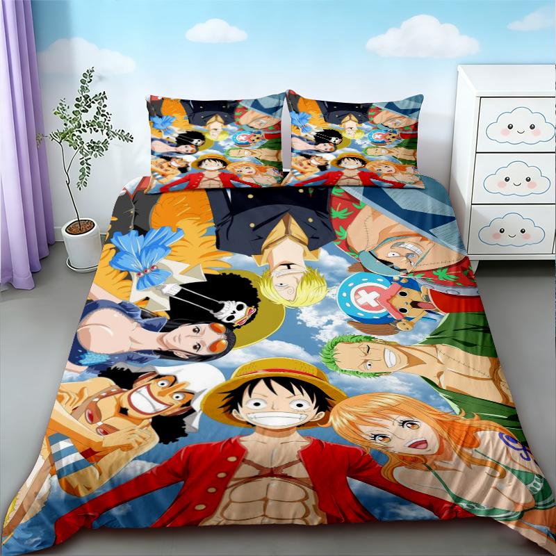 Boys 3Pcs Duvet Cover Set One Piece Cartoon Bedding Set Quilt Cover Breathable And Comfortable For Bedroom Decor Best Gifts