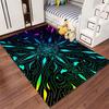 Colorful Mandala Pattern Carpet suitable as a non-slip mat for the living room or bedroom sofa