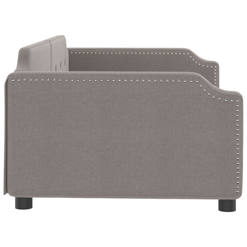 Daybed Taupe 100x200 cm Fabric