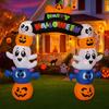 7.8FT Inflatable Toys Stacked Pumpkin Arch Party Halloween Decoration Outdoor Model with LED Lights Yard Garden Lawn Hall Decors