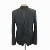 Tornado Mart/Striped Tailored Jacket/L/Black/Single/2-Button/Inner Pocket(USED)