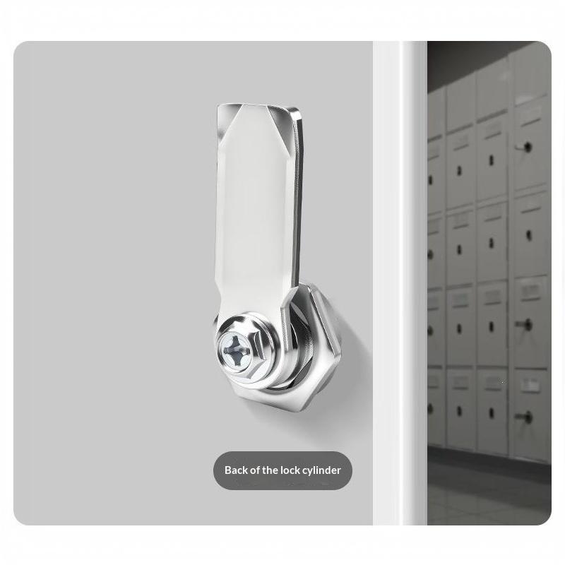 Cam Lock Security 304 Stainless Steel 22mm 1 Set for Tin Power Distribution Cabinet Panel Lock Replacement