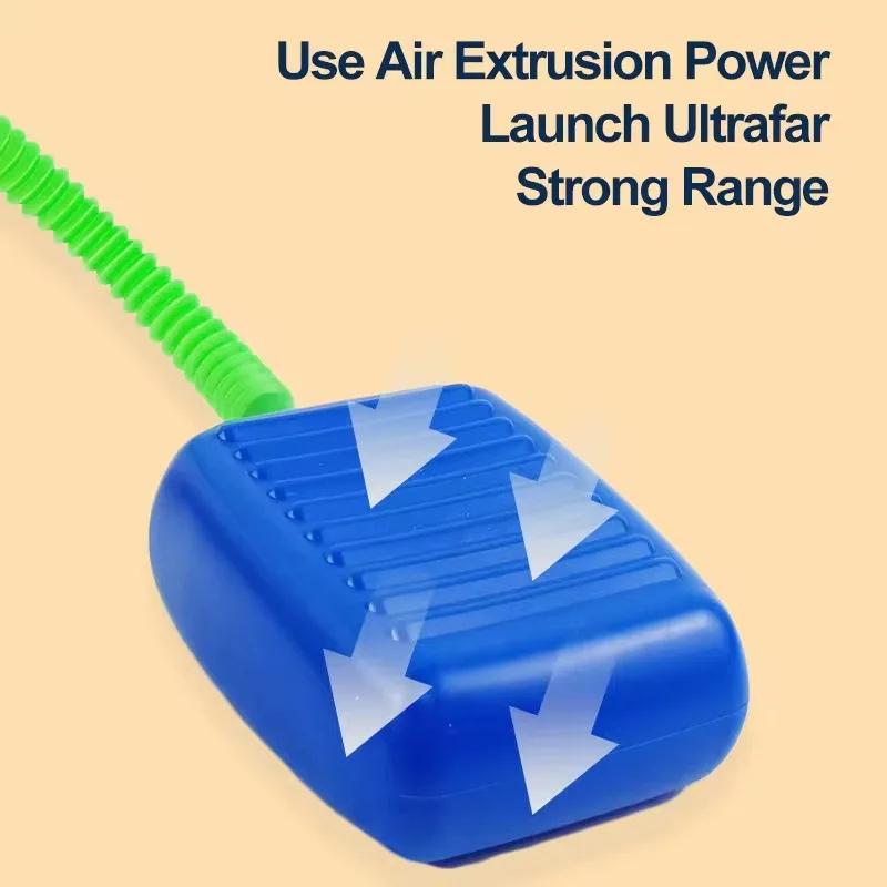 Air Rakett Fotpumpe Launcher Utendørs Air Pressing Pedal Soaring Rakett Toy Barnespilldrakt Hoppe Sport Spill Barnelekegave