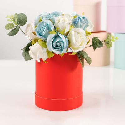 3Pcs Flower Packaging Box Set Round Flower Box Elegant DIY Box for Valentine's Day Wedding Decoration