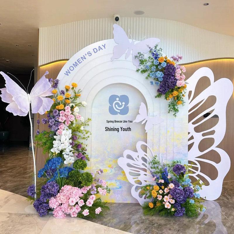 38 Women's Day Goddess Festival Mall Decoration Photo Check-in Background