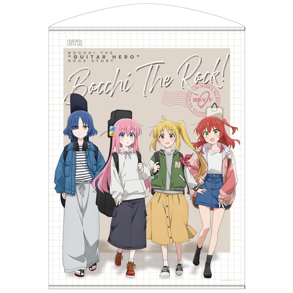 

[Official] 2D Cospa Anime [Bocchi Za Rock ] Original illustration cable tie 100cm tapestry street fashion Ver.