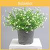 Robusta Smith Eucalyptus Plant With Plastic Flowers For Indoor Home Decor