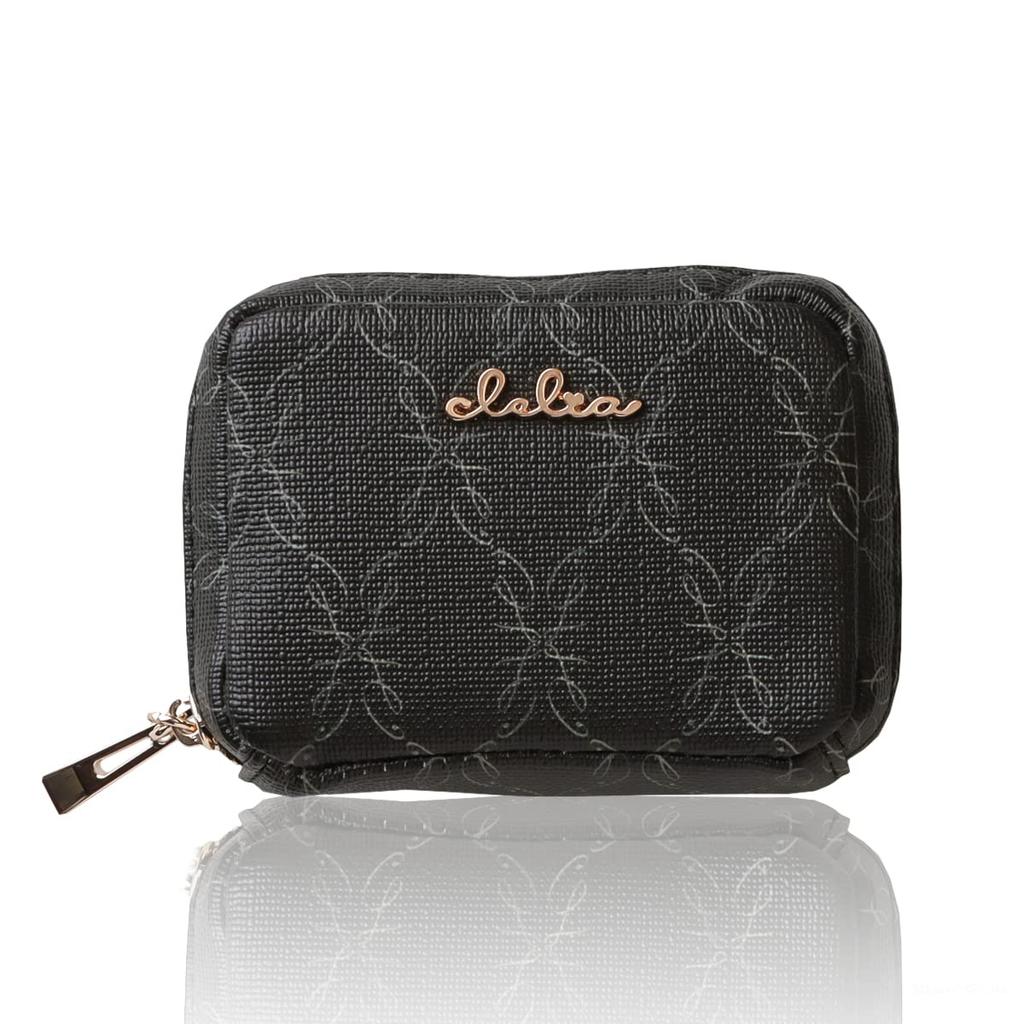 Convenient for Carrying Lips and Belle Series [Cleria] Women's Pouch, Small, Accessories, [CL-18070] (Midnight Black)