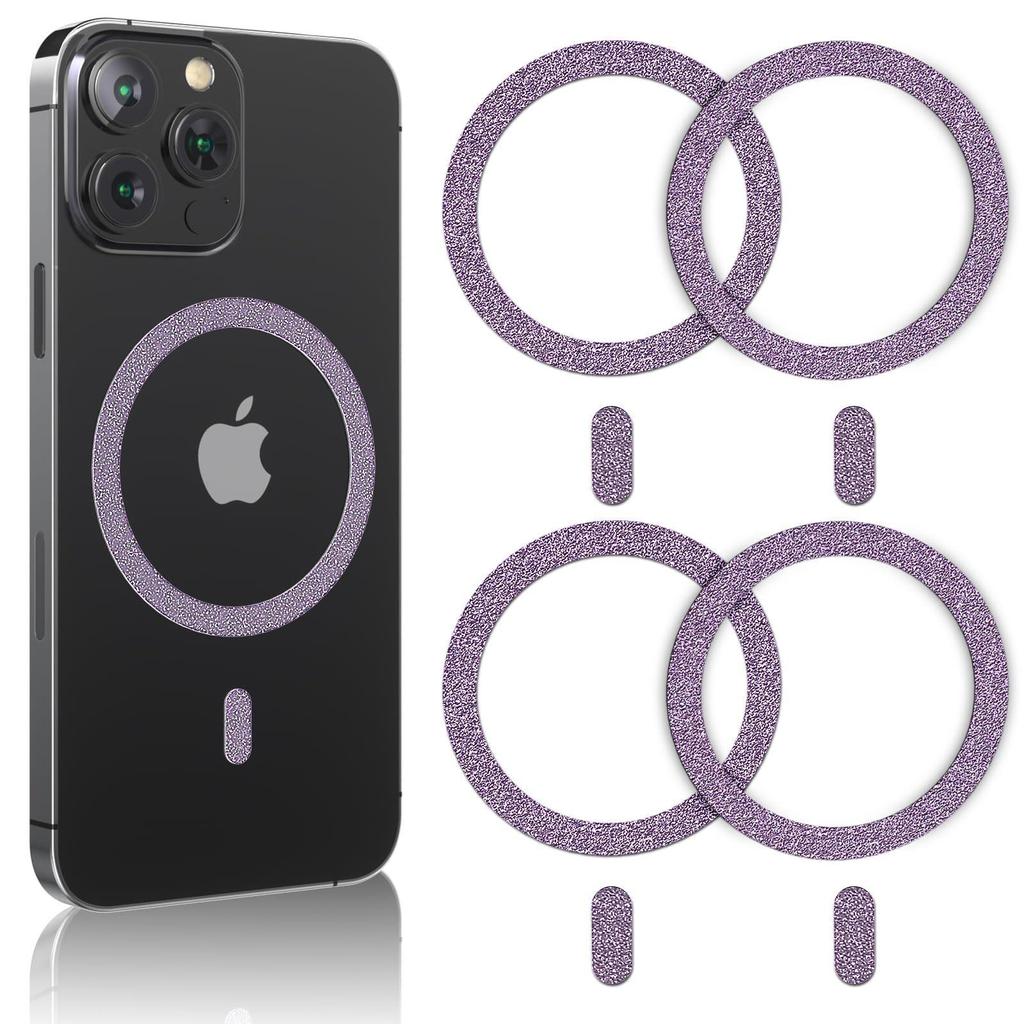 Magnetic Ring for Wireless Charging - Metal Sticker for MagSafe Compatibility