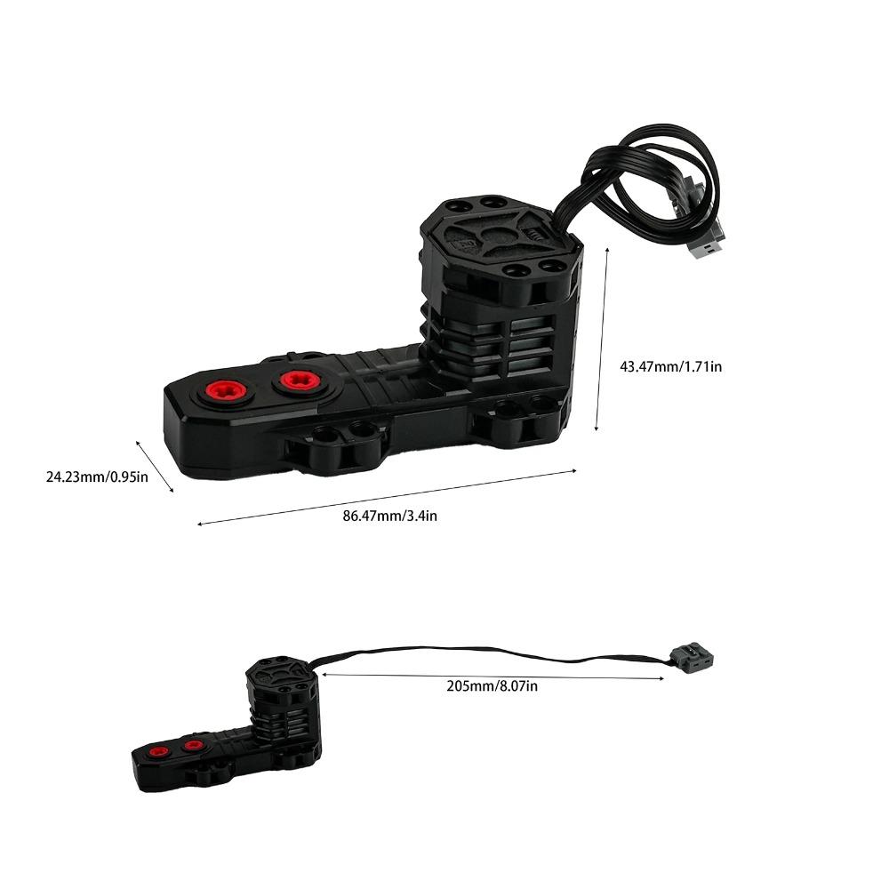 MOC Power Functions Pezzi Blocchi da Costruzione Binario Treno Motore Scatola Batteria Ricevitore Telecomando Infrarossi M-motor per Legoeds