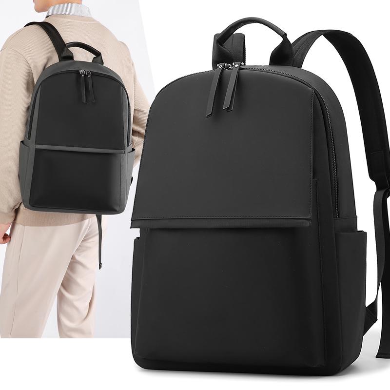 Men's Oxford Cloth Travel & Business Backpack - Lightweight, Large Capacity, Ideal for Commuting, Autumn & Winter Use